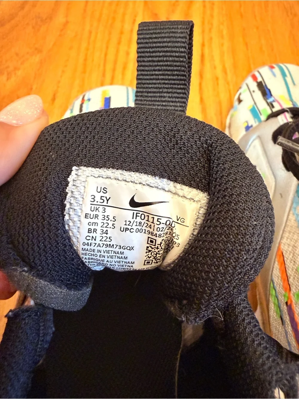 Kids Multicolor Football Cleats with Black Accents